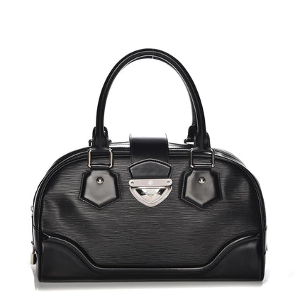 Louis Vuitton Epi Bowling Montaigne GM Black 1 of 7