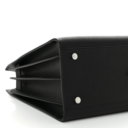 Saint Laurent Grained Calfskin Small Sac De Jour Black 9 of 11