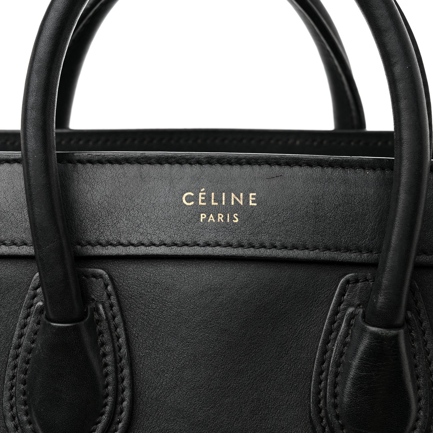 Celine Smooth Calfskin Nano Luggage Black 8 of 17