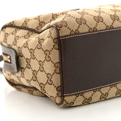 Gucci Monogram Small Charmy Boston Dark Brown 9 of 15