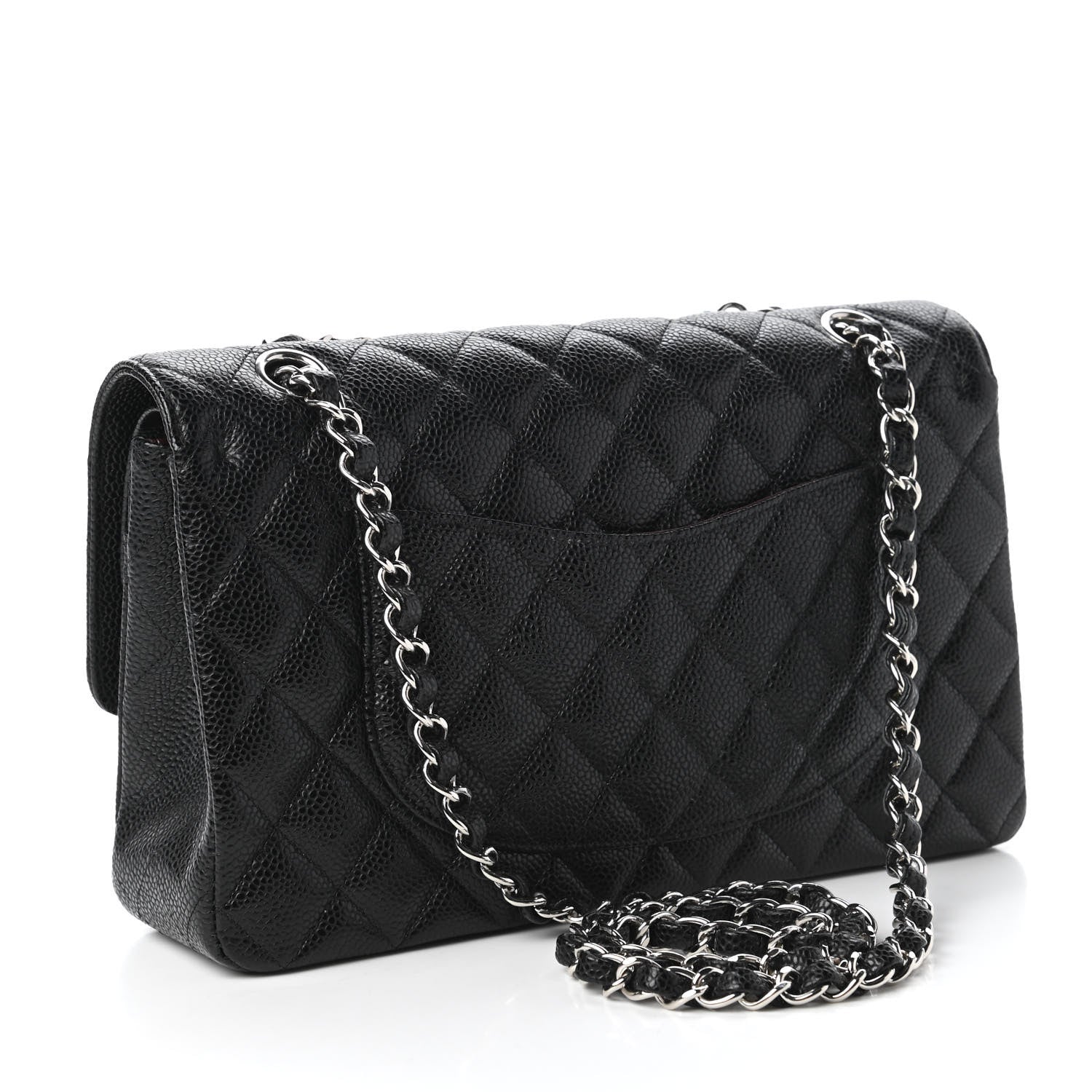 Chanel Caviar Quilted Medium Double Flap Black 3 of 11
