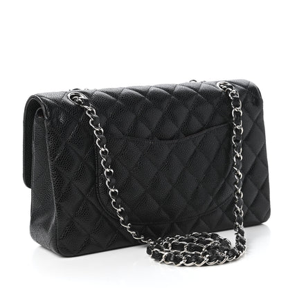 Chanel Caviar Quilted Medium Double Flap Black 3 of 11