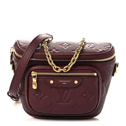 Louis Vuitton Empreinte Mini Bumbag Wine 1 of 9
