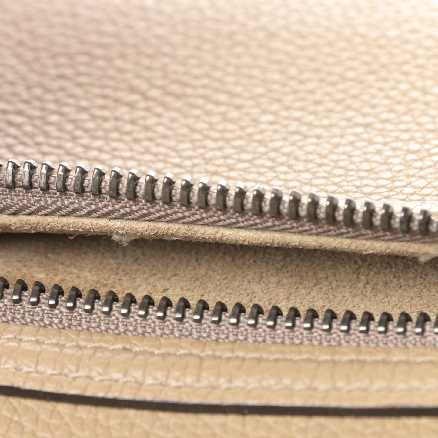 Drummed Calfskin Mini Luggage Dune