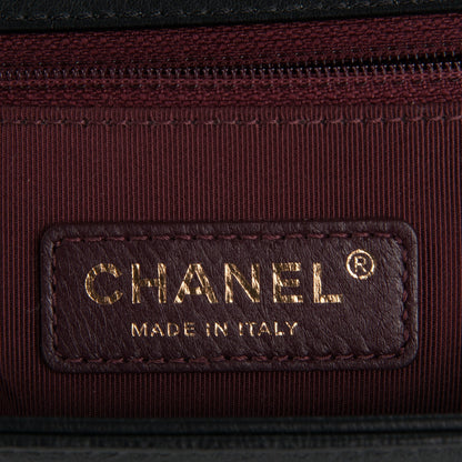 Chanel Goat Hair New Medium Celtic Boy Flap Black 7 of 8