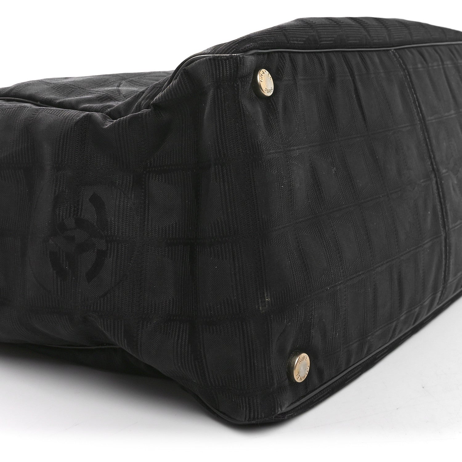 Chanel Nylon Medium Travel Tote Black 9 of 10
