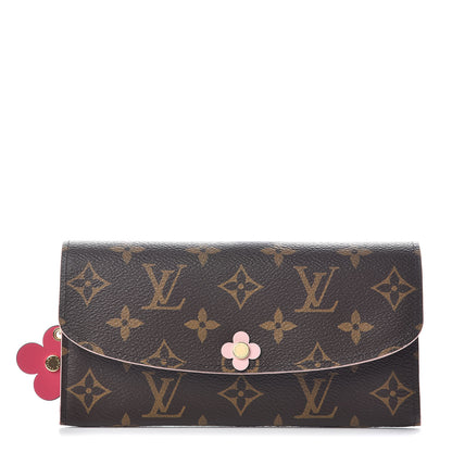 Louis Vuitton Monogram Bloom Flower Emilie Wallet 1 of 6