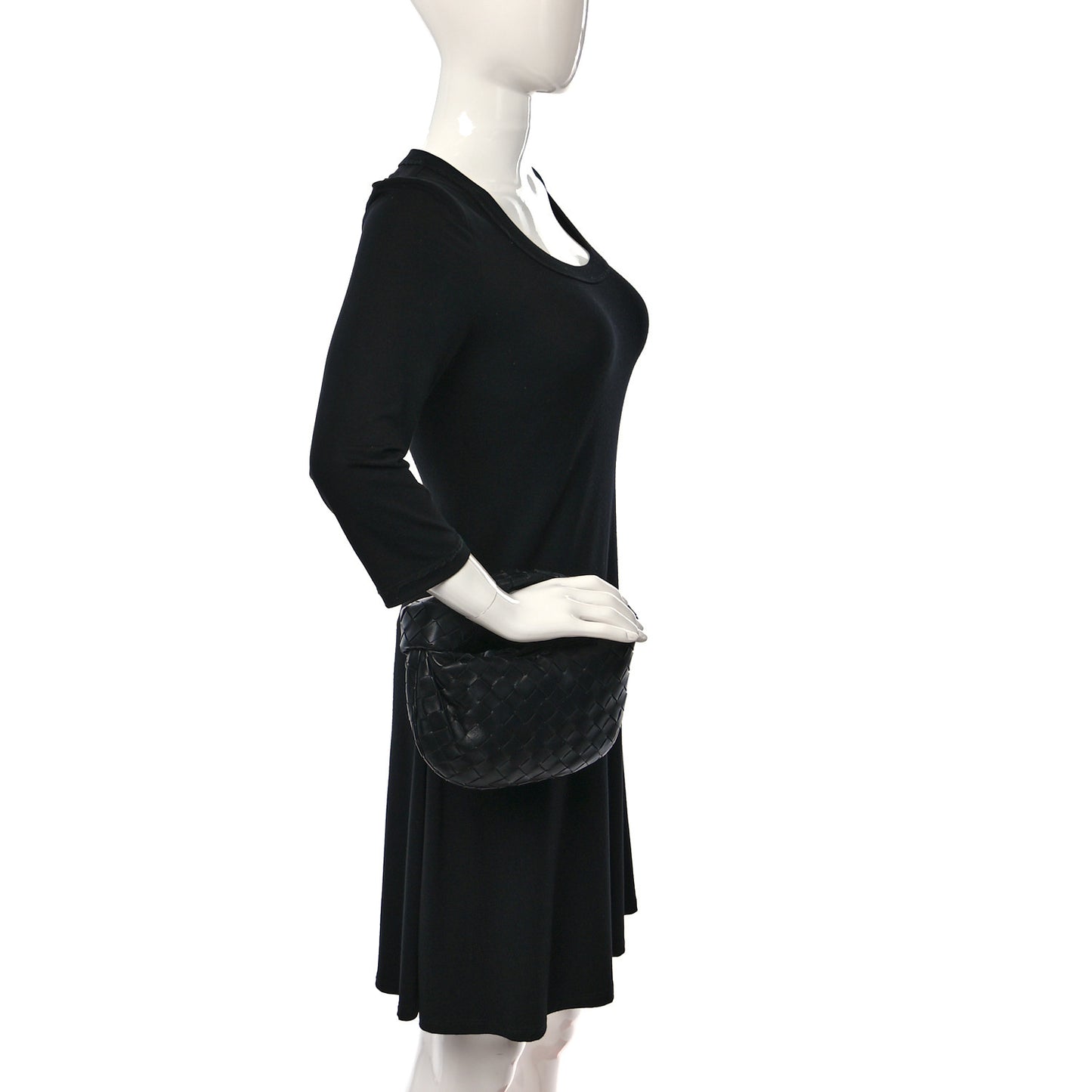 Nappa Intrecciato Mini Jodie Black