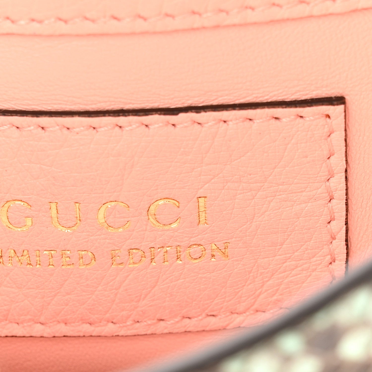 Gucci Snakeskin Ostrich Calfskin Small Jackie 1961 Hobo Pink Multicolor 6 of 15