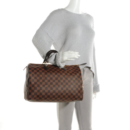 Louis Vuitton Damier Ebene Speedy 35 2 of 8