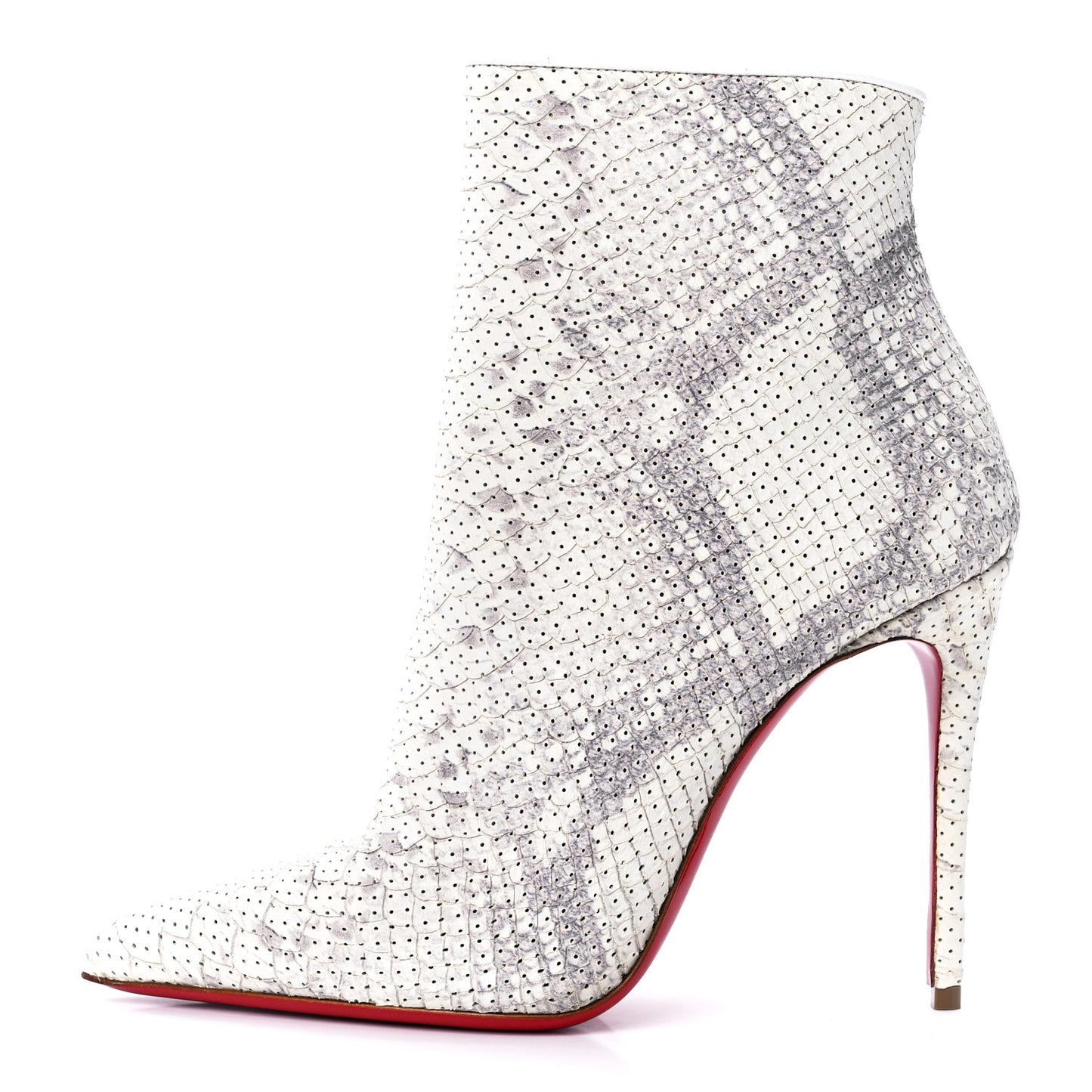 Calfskin Perforated So Kate Booty 100 Ankle Boots 37 Roccia