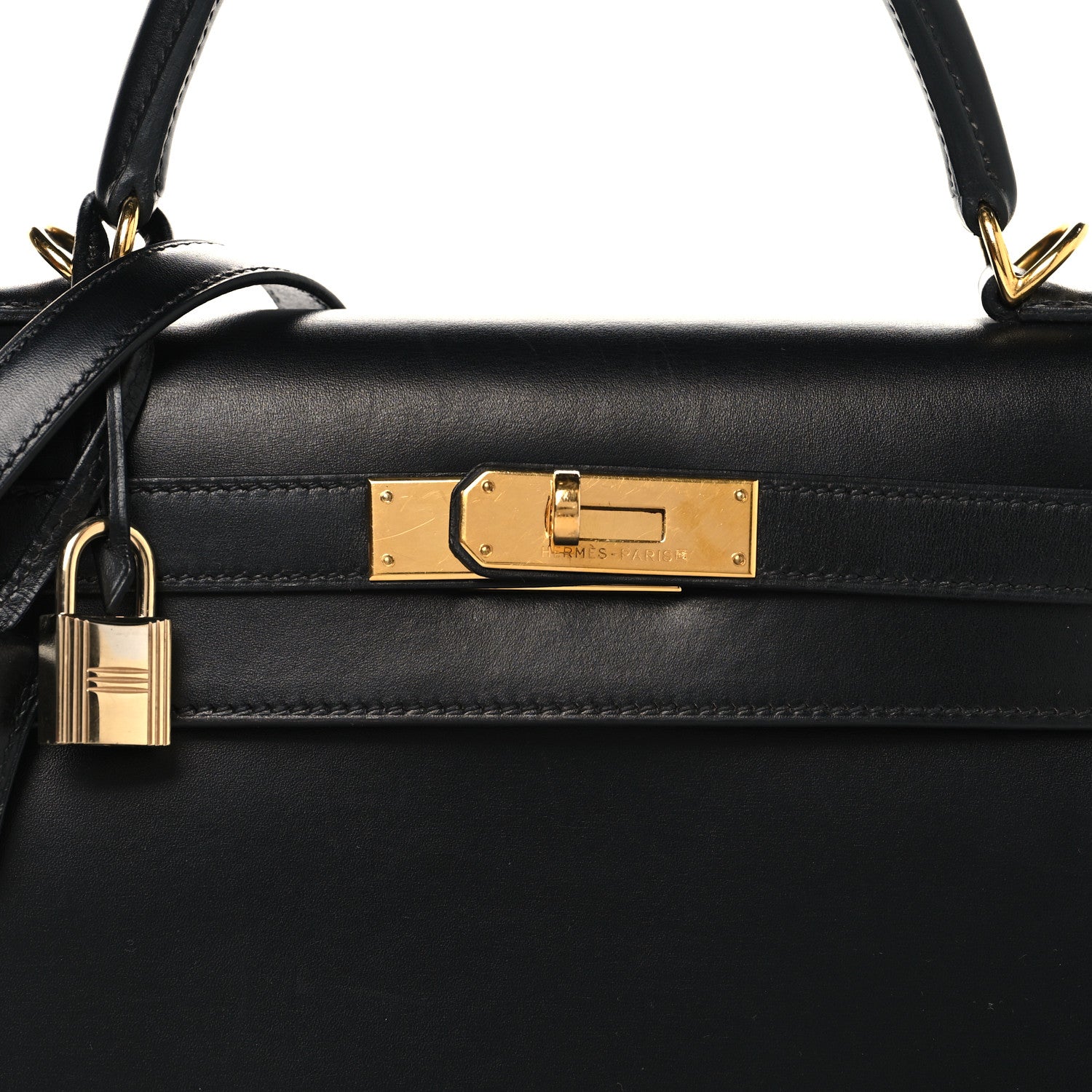 Hermes Box Kelly Sellier 28 Black 8 of 15