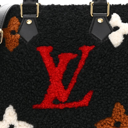 Louis Vuitton Monogram Teddy Speedy Bandouliere 25 Red 7 of 9