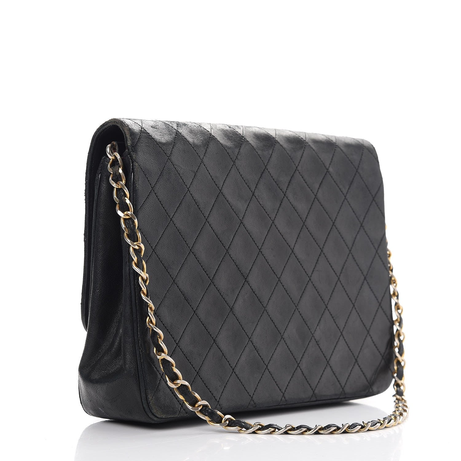 Chanel Lambskin Quilted Small Single Flap Black 3 of 13