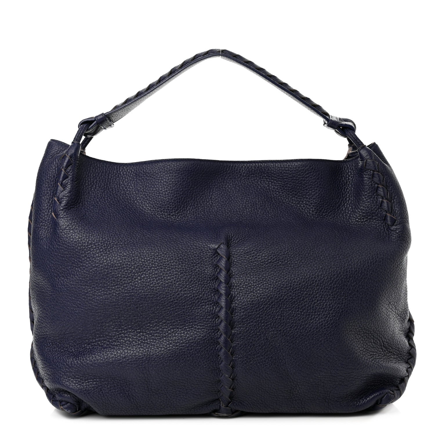 Bottega Veneta Washed Cervo Deerskin Hobo Denim 1 of 10