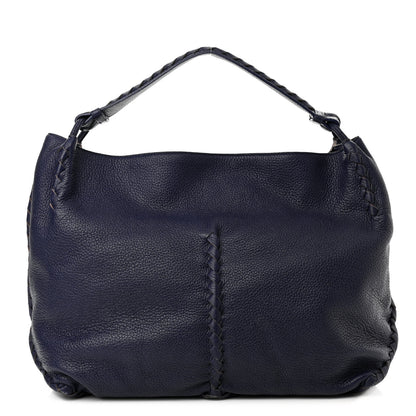 Bottega Veneta Washed Cervo Deerskin Hobo Denim 1 of 10