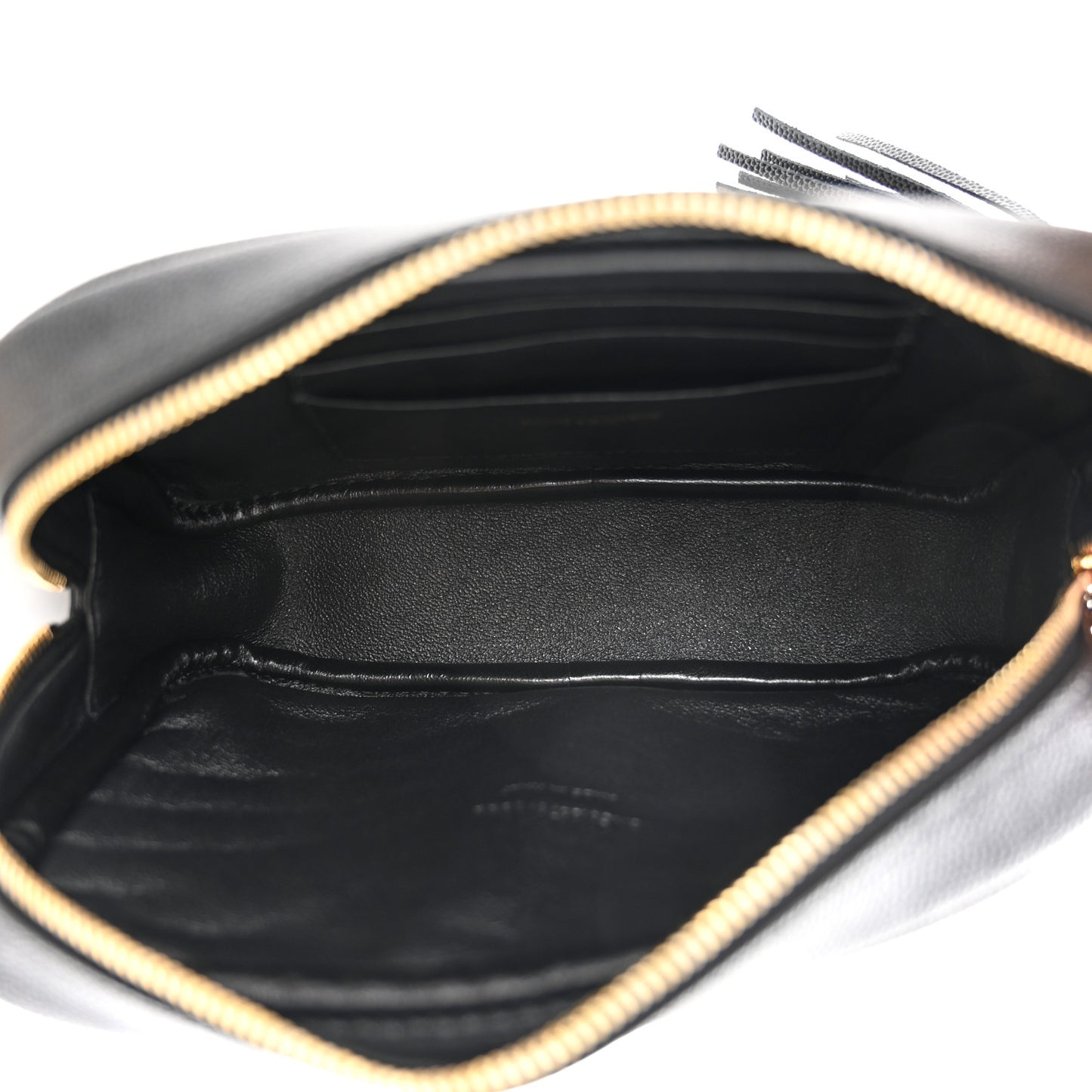 Grain De Poudre Matelasse Monogram Mini Lou Camera Bag Black
