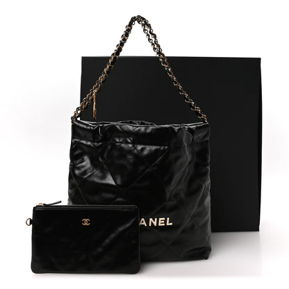 Chanel Calfskin Quilted Small Chanel 22 Black 12 of 12