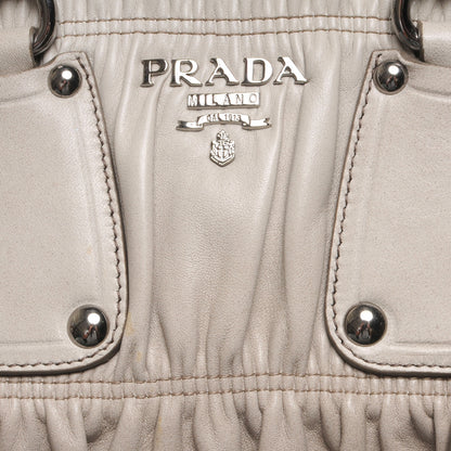 Prada Nappa Gaufre Tote White Sfumato 5 of 8