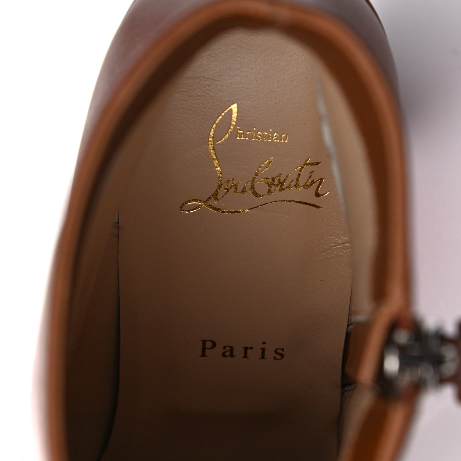 Christian Louboutin Calfskin Ziptotal 85 Booties 40.5 Cuoio 8 of 15