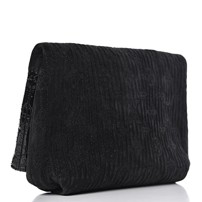 Louis Vuitton Suede Monogram Motard Afterdark Clutch Black 5 of 13