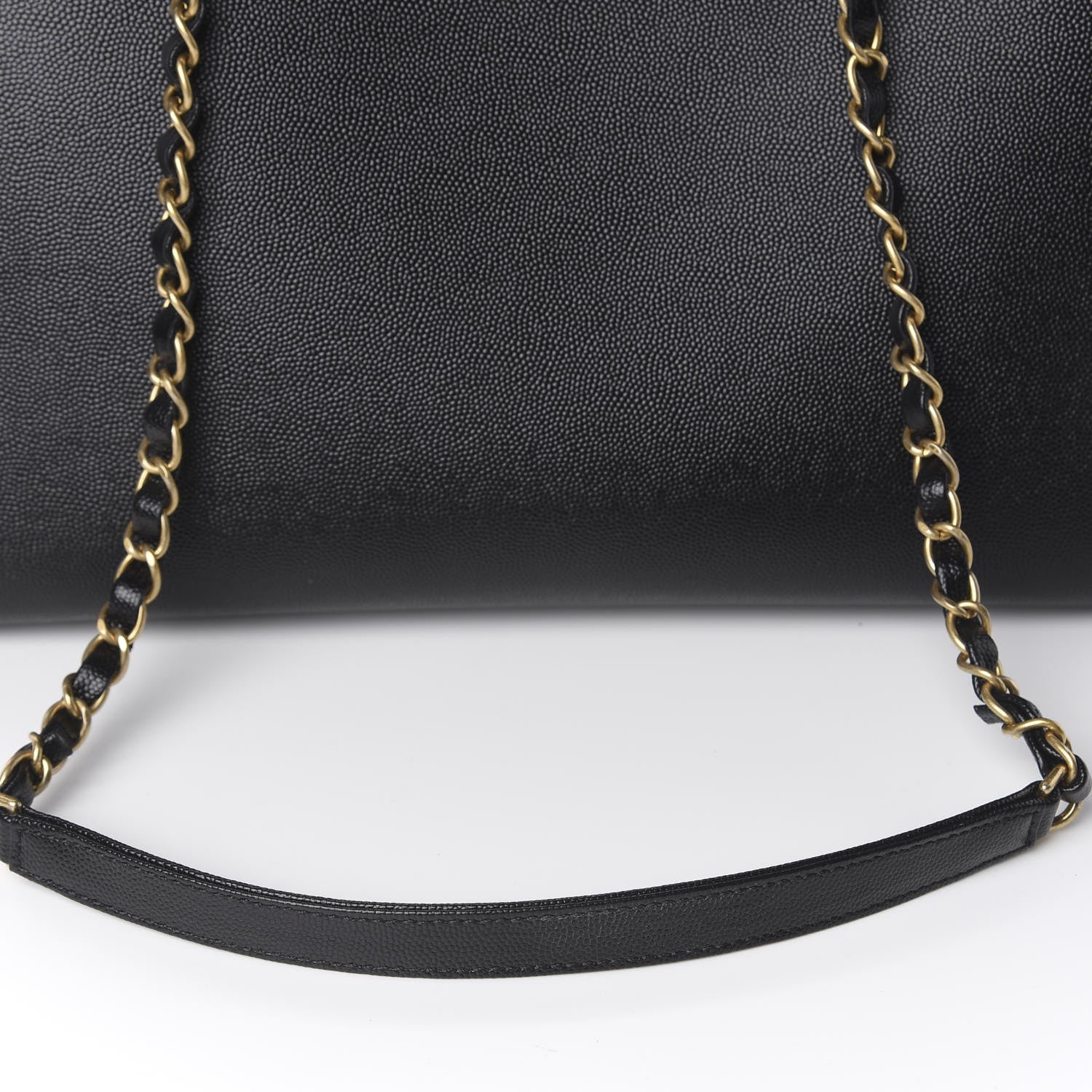 Chanel Caviar Small Studded Deauville Tote Black 7 of 11