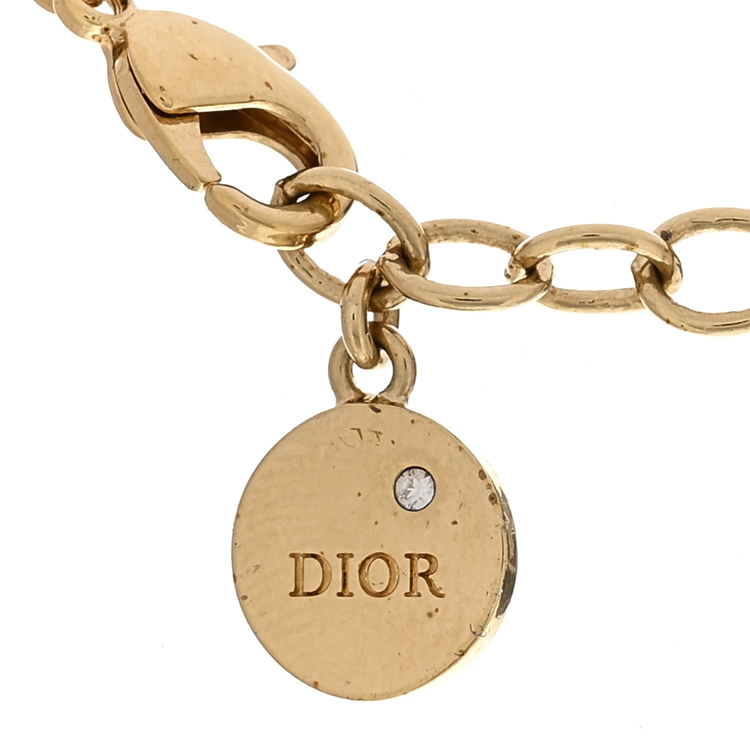 Christian Dior Crystal Dio(r)evolution Necklace Gold 3 of 3