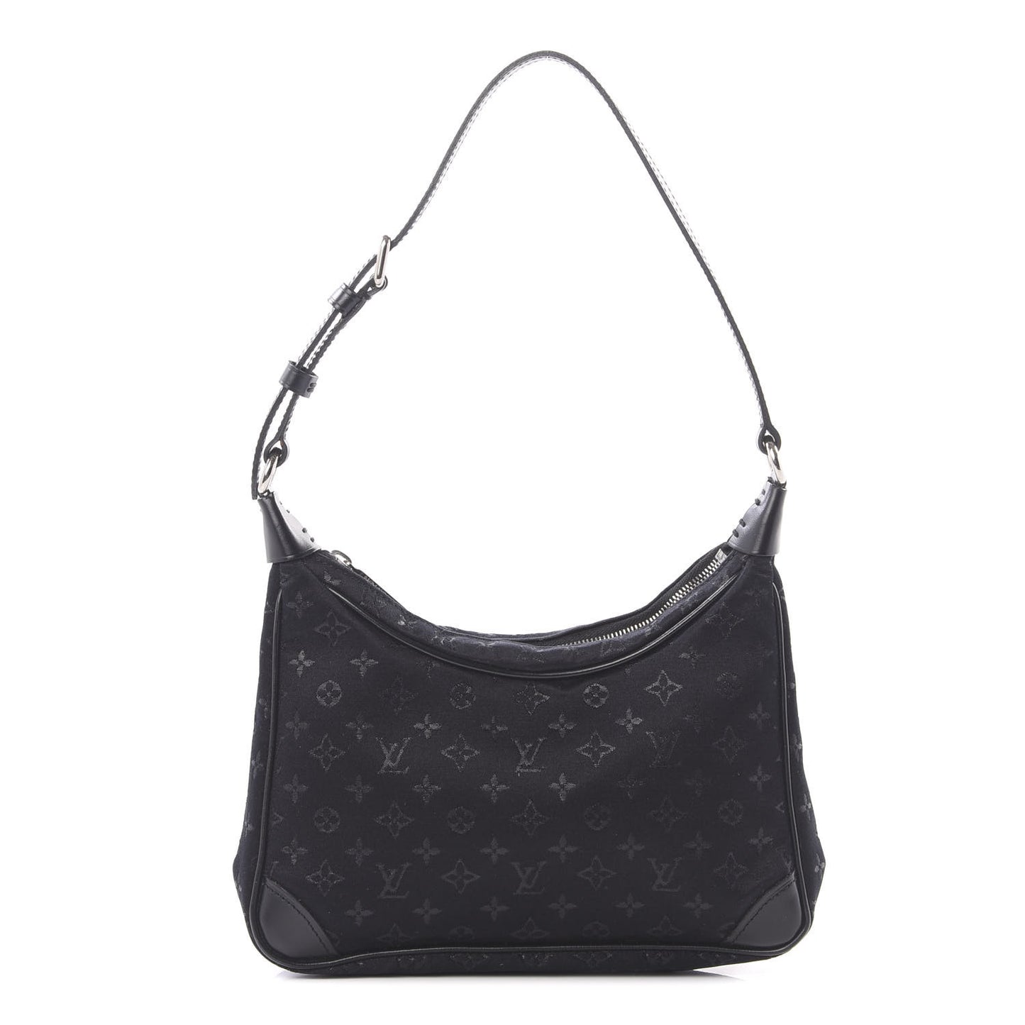 Satin Monogram Mini Boulogne Black