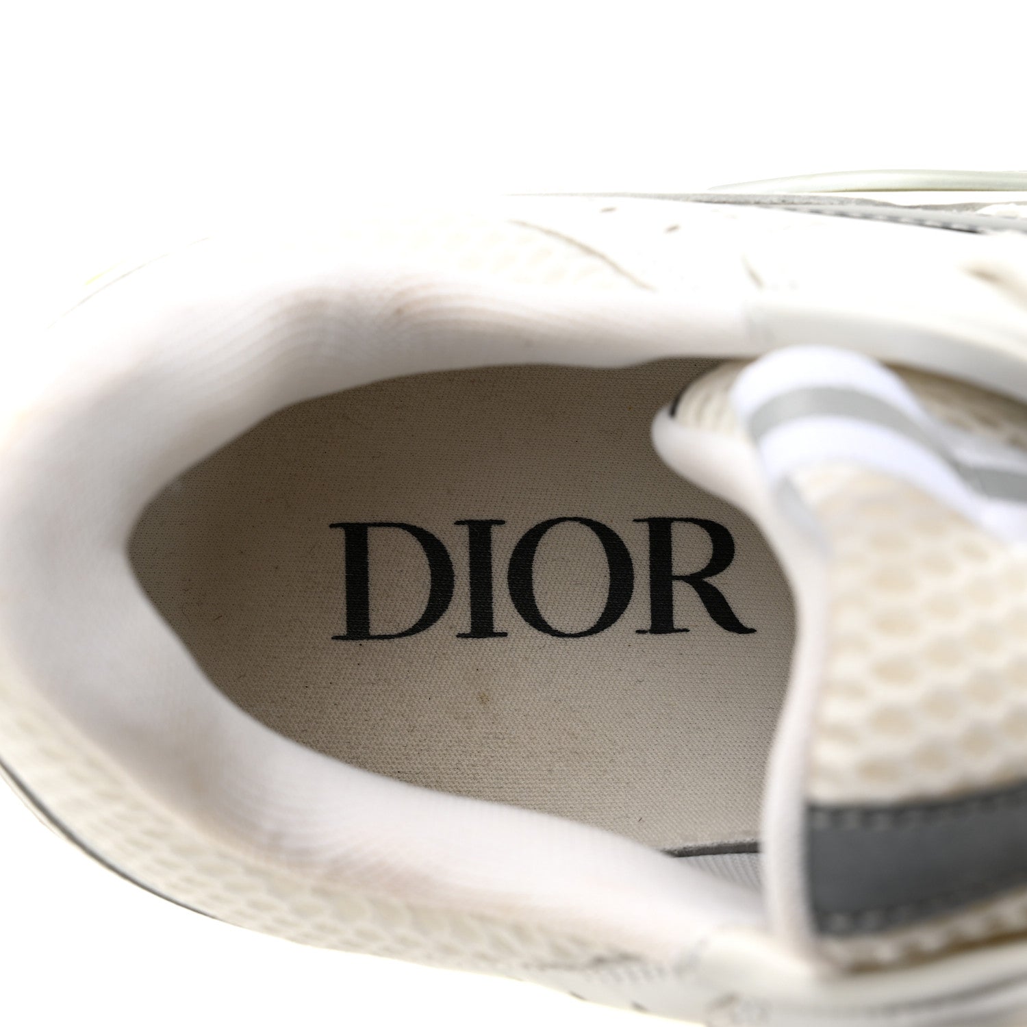 Christian Dior Technical Mesh Calfskin B22 Sneakers 40 White Neon 6 of 11
