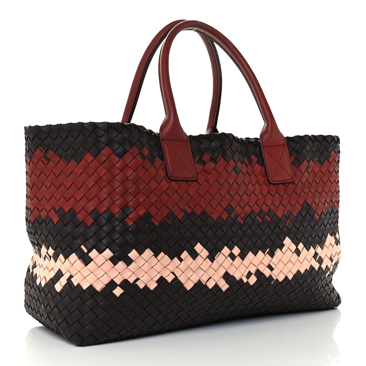 Bottega Veneta Nappa Intrecciato Medium Cabat Multicolor 3 of 9