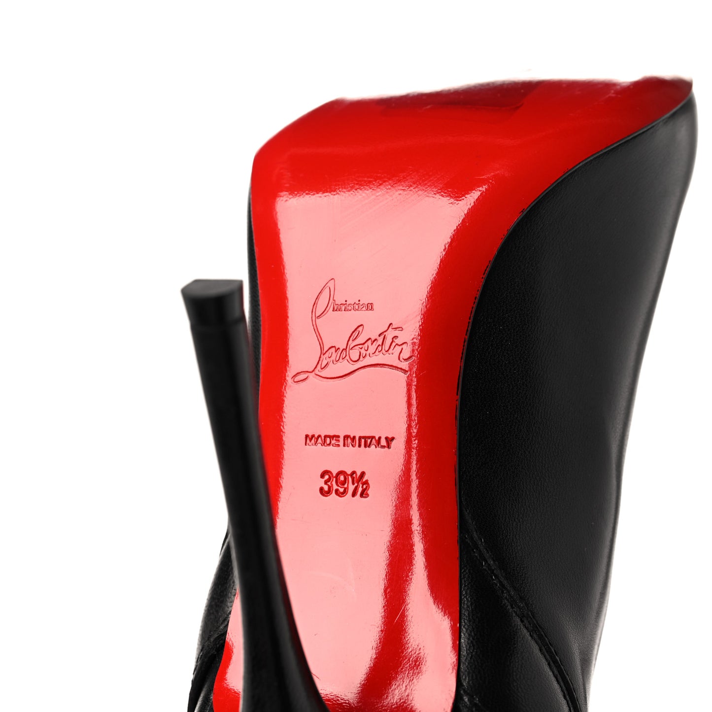 Calfskin Mercura Wing 100 Booties 39.5 Black