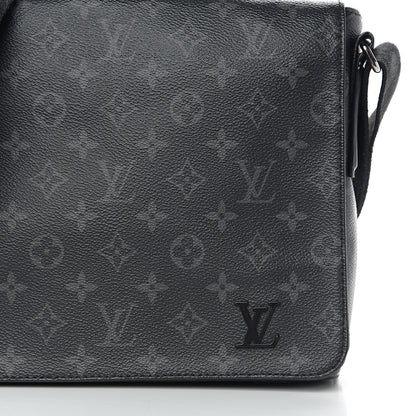Louis Vuitton Monogram Eclipse District PM Black 6 of 9