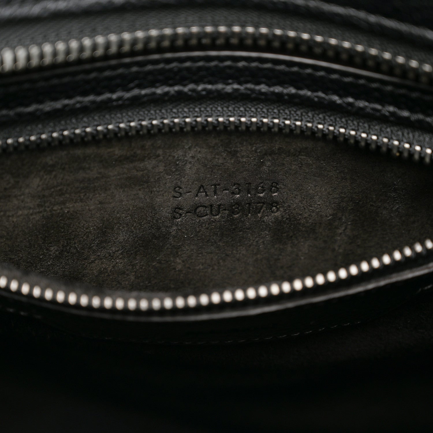 Celine Drummed Calfskin Micro Luggage Black 6 of 9