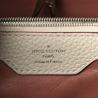 Louis Vuitton Taurillon Capucines MM Blanc Casse 6 of 10