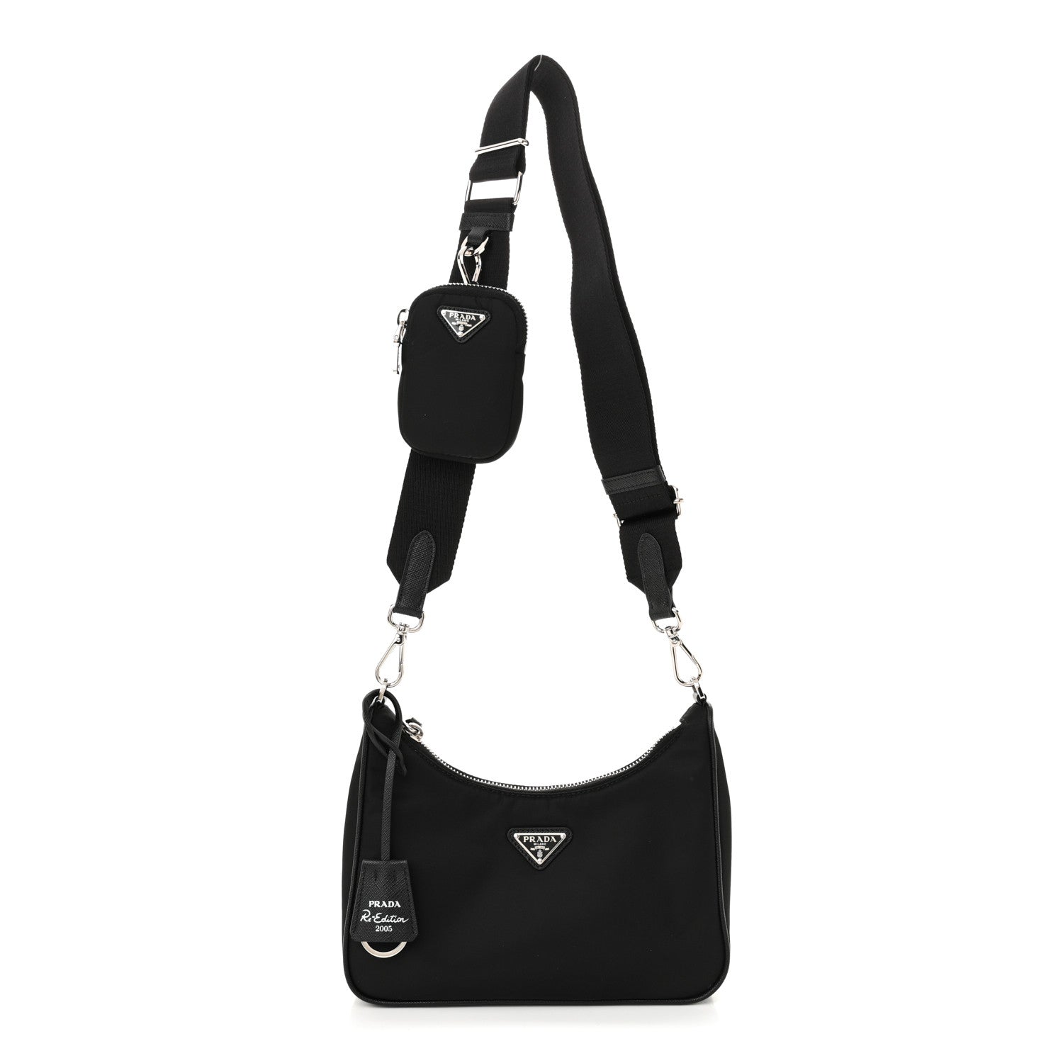 Prada Nylon Re-Edition 2005 Shoulder Bag Black 1 of 10