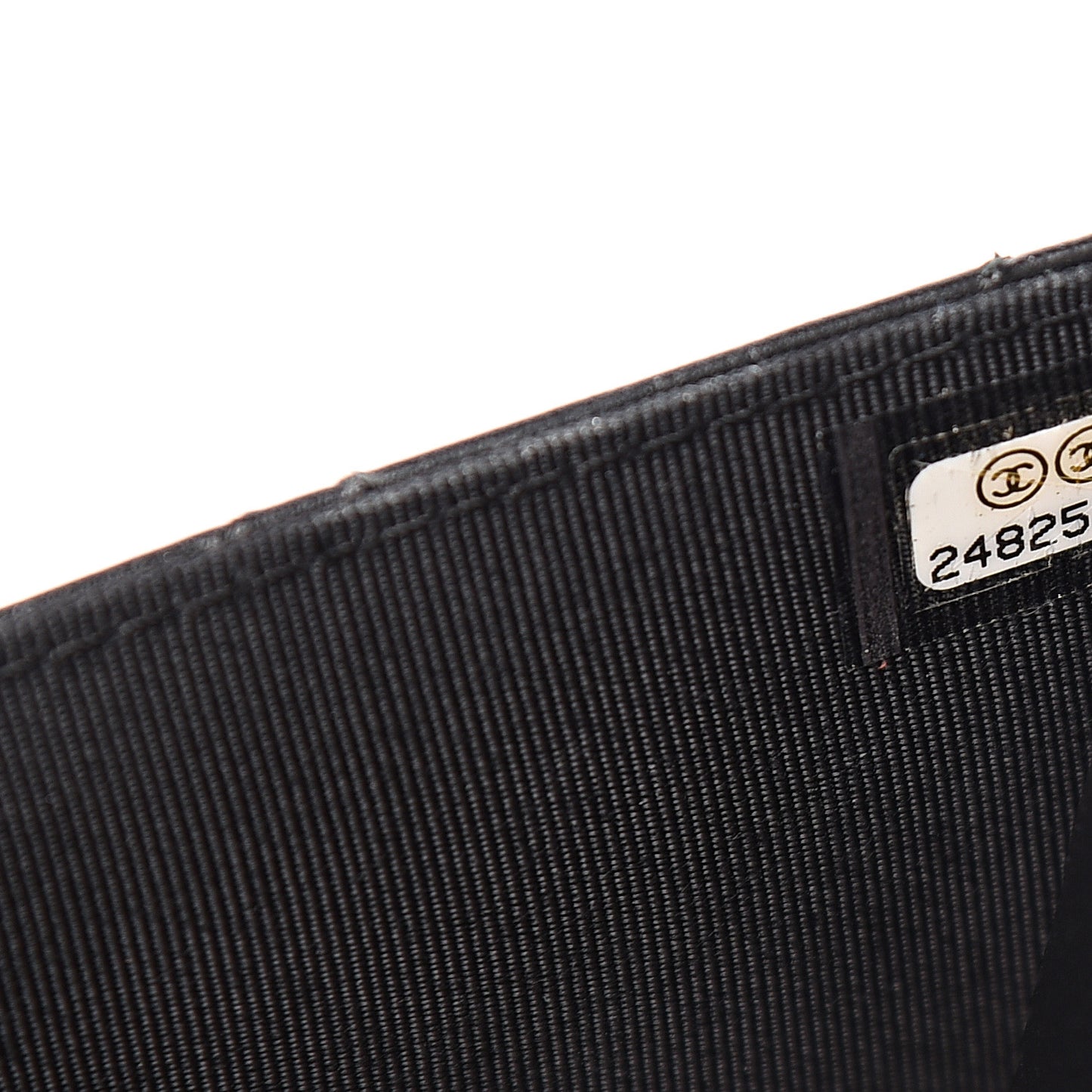 Lambskin Quilted Wallet On Chain WOC Black