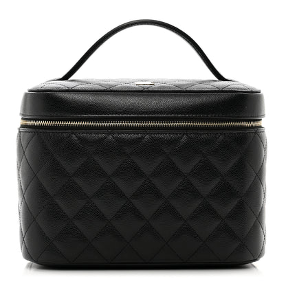 Chanel Caviar Quilted Large Vanity Pouch Black 1 of 7