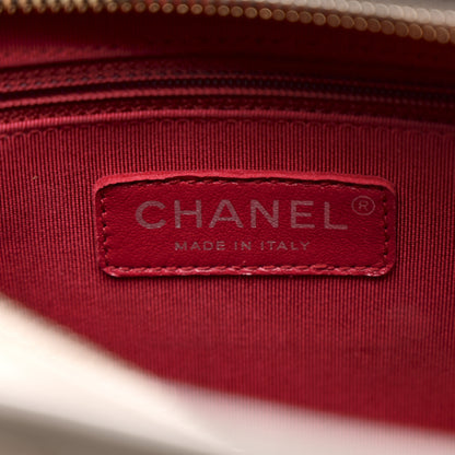 Chanel Aged Calfskin Quilted Medium Gabrielle Hobo Grey 6 of 10