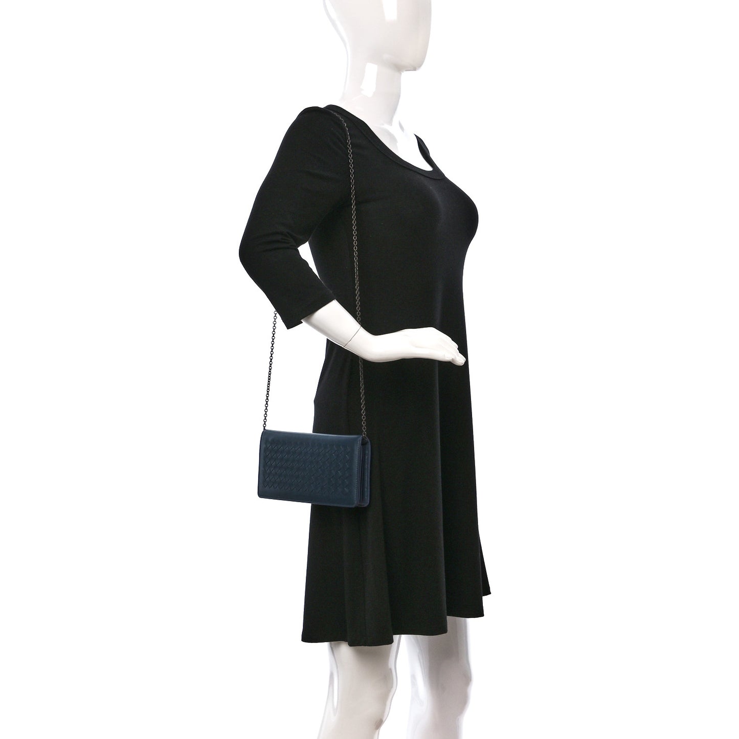 Nappa Intrecciato Continental Wallet on Chain Krim