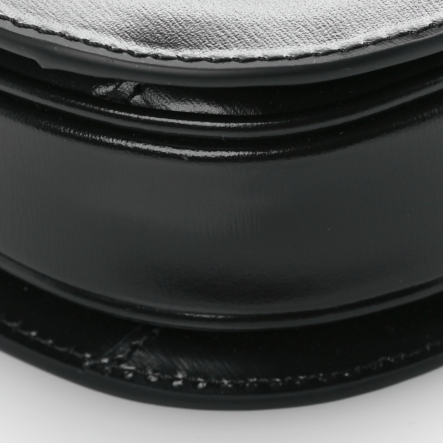 Celine Shiny Calfskin Triomphe Mini Besace Clea Black 10 of 10