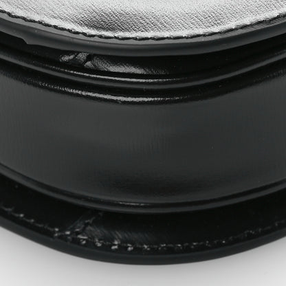 Celine Shiny Calfskin Triomphe Mini Besace Clea Black 10 of 10