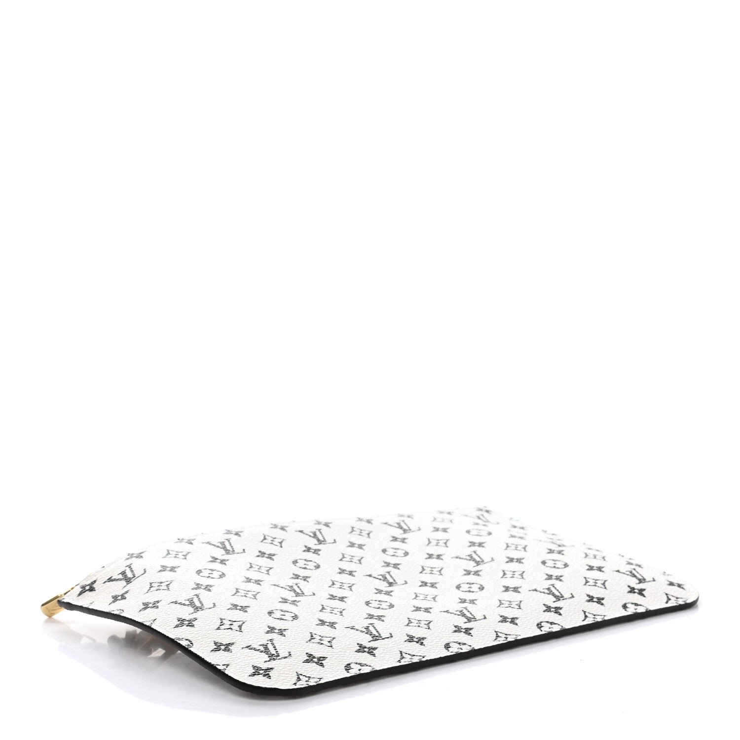 Louis Vuitton Monogram Giant Neverfull MM GM Pochette White 4 of 7