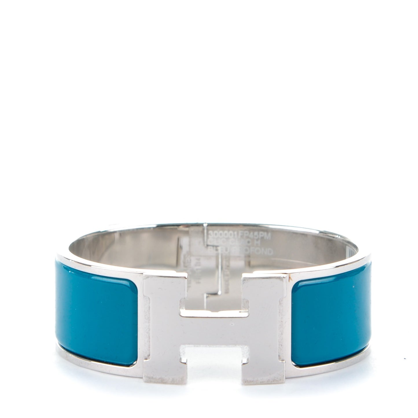 Enamel Wide Clic Clac H Bracelet PM Bleu Profond