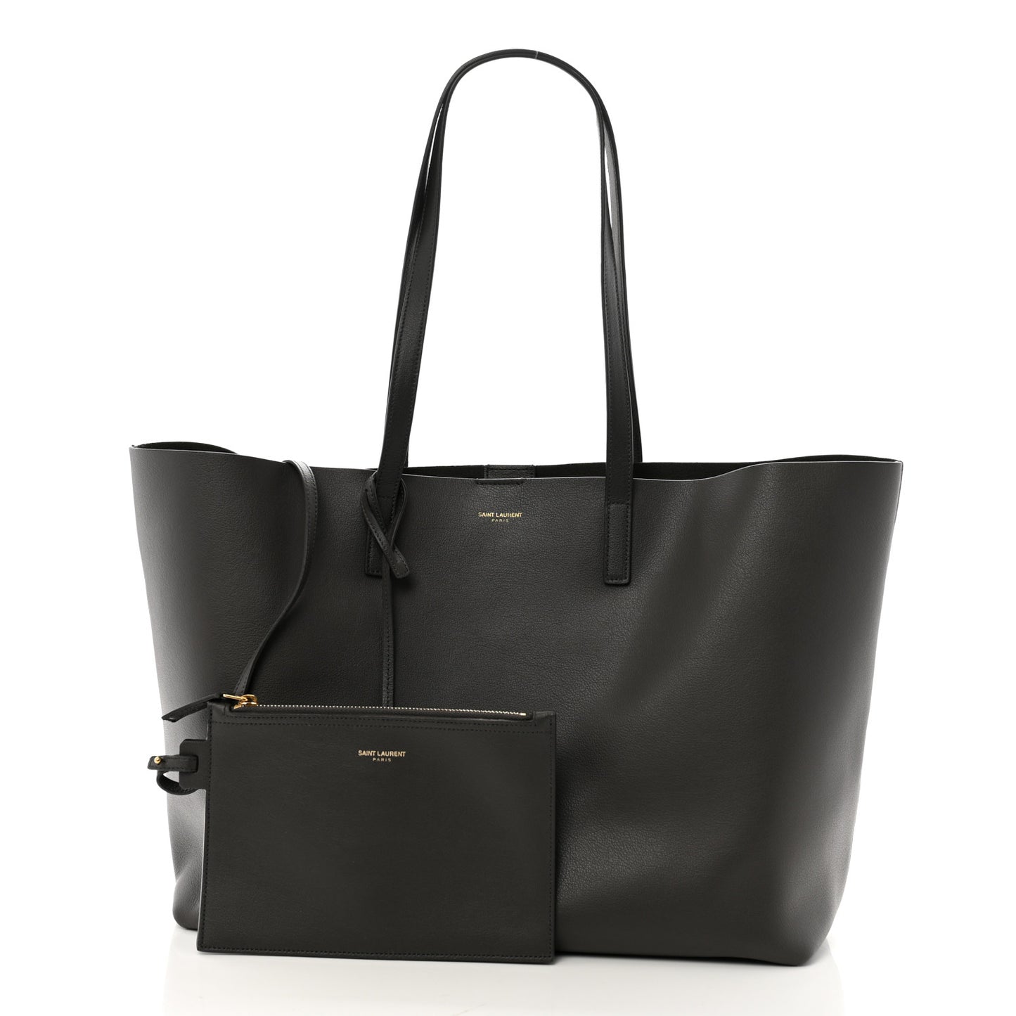 Calfskin Large Shopping Tote Storm