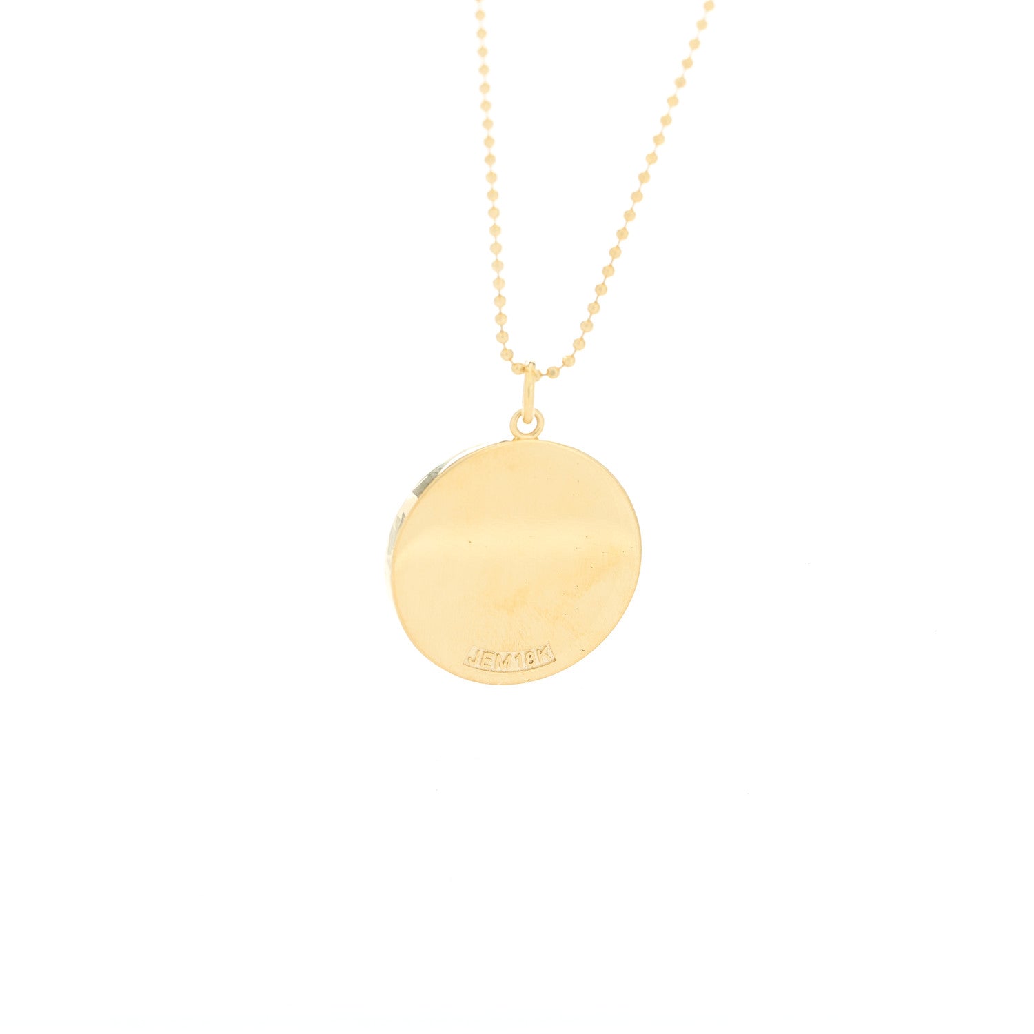 Jennifer Meyer 18K Yellow Gold Diamond Good Luck Pendant Necklace 5 of 5