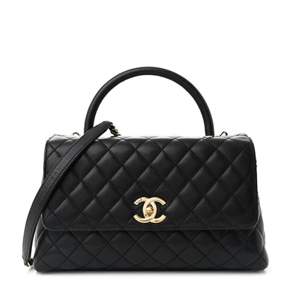 Chanel Caviar Quilted Small Coco Handle Flap Black 1 of 11