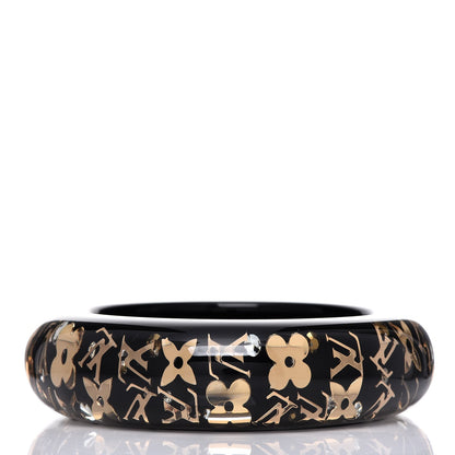 Louis Vuitton Resin Swarovski Medium Inclusion Bracelet GM Black 3 of 4