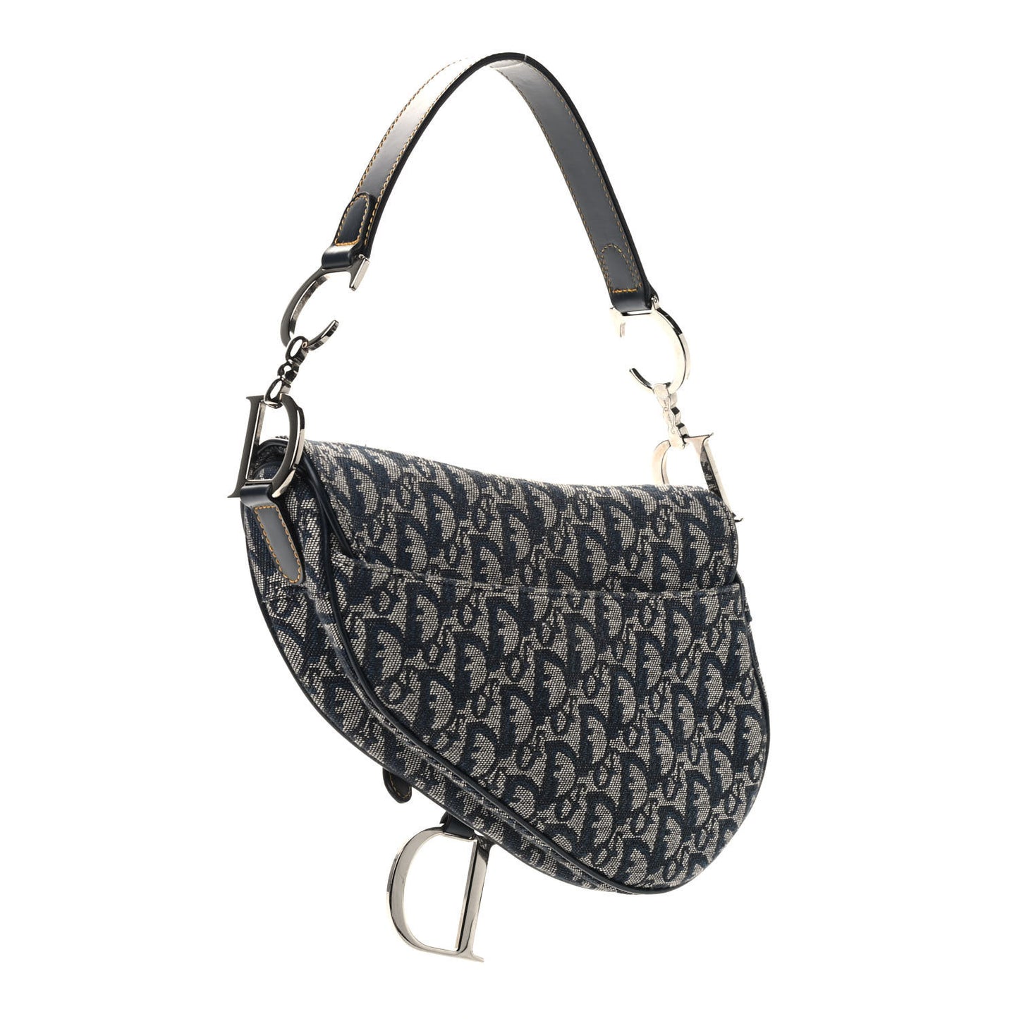 Monogram Saddle Bag Blue