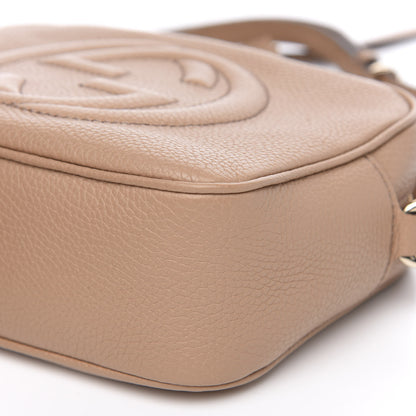 Gucci Pebbled Calfskin Small Soho Disco Bag Rose Beige 8 of 10