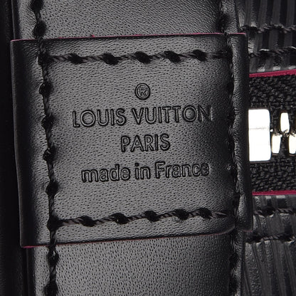 Louis Vuitton Epi Alma BB Black Hot Pink 7 of 8